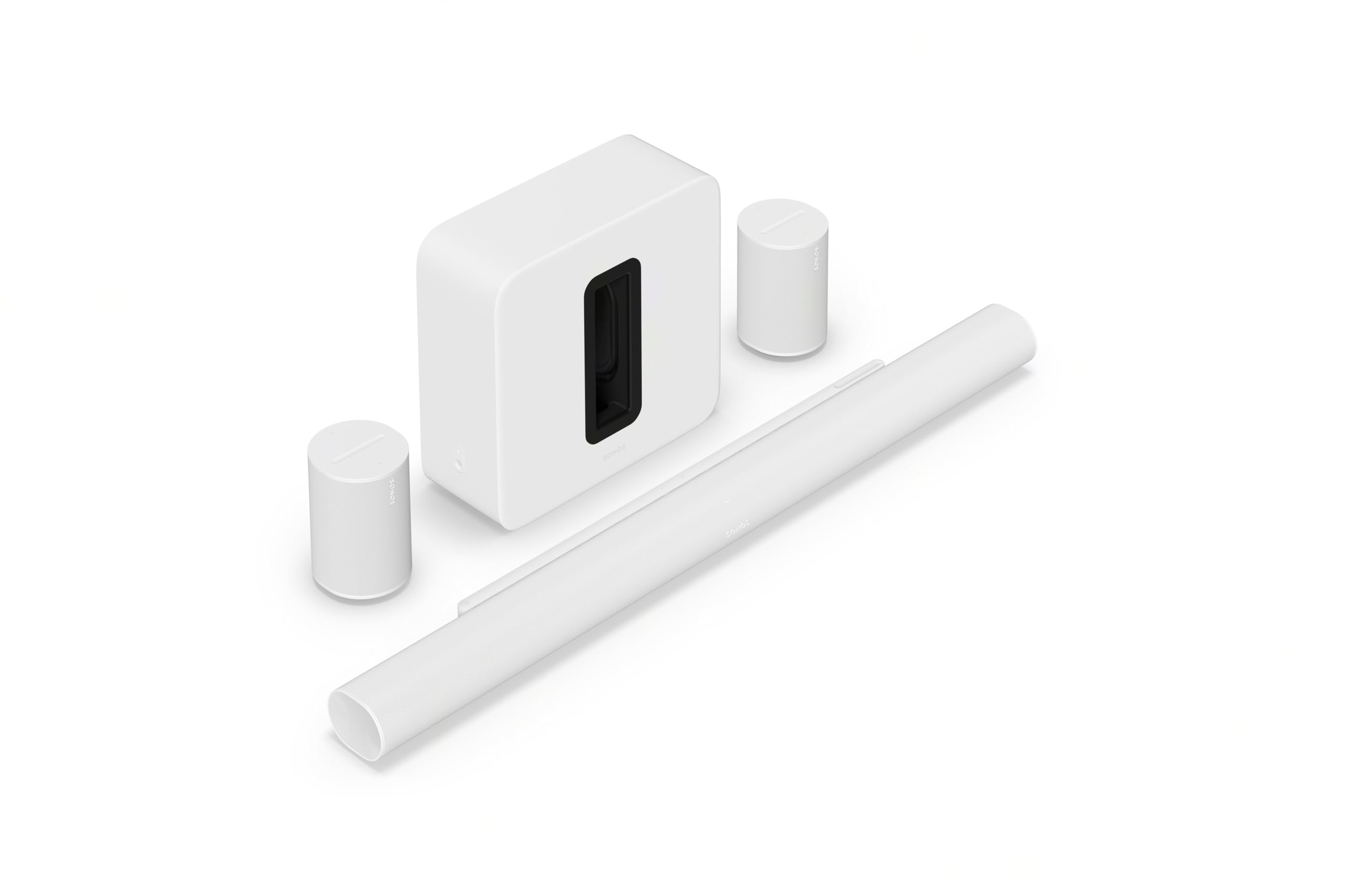 Amazon.com: Sonos Arc Ultra soundbar + Sub 4 subwoofer + Era 100